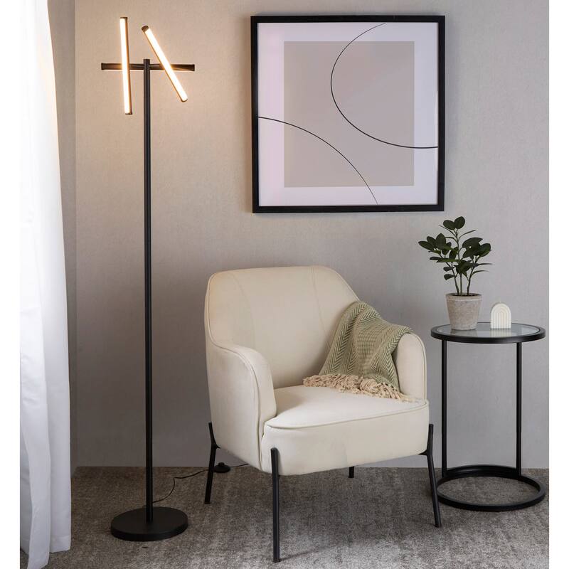 Strick & Bolton Peale 65" Swivel Floor Lamp