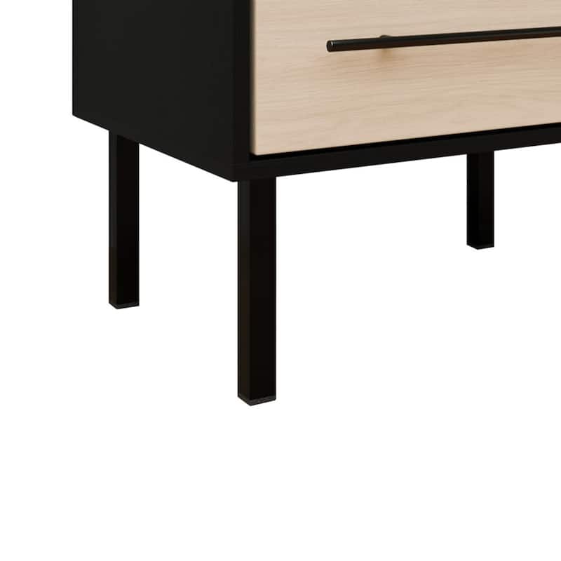 CraftPorch Transitional 1-Drawer Wooden Nightstand