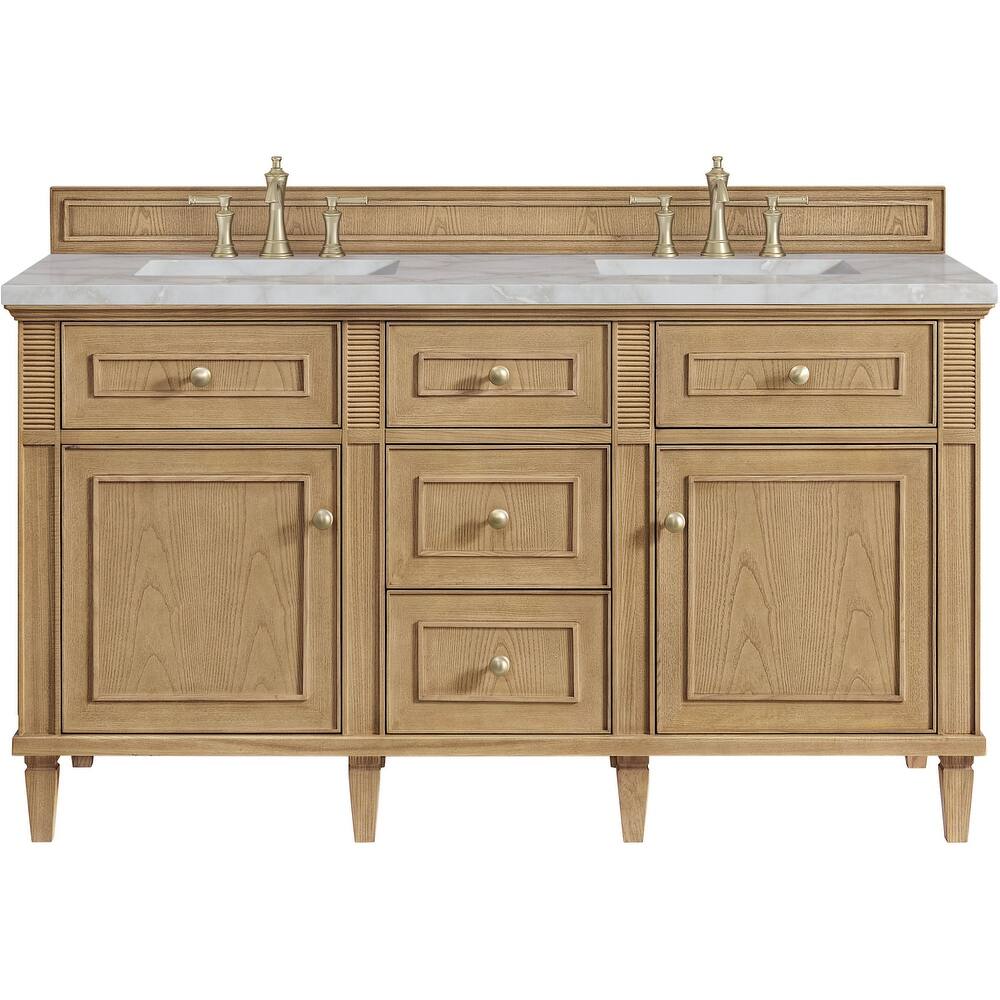 James Martin Vanities 424-V60D-FVSL Lorelai 60" Free Standing Double