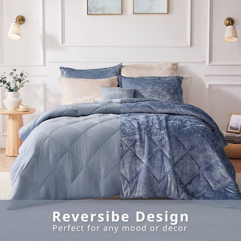 Intelligent Design Isabel Velvet Comforter Set