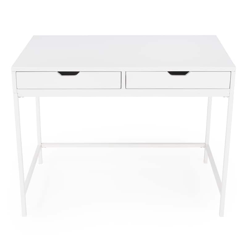 Butler Belka White Desk with Drawers