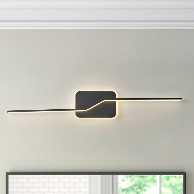 Modern LED Dimmable Vanity Light Over Mirror for Bathroom Lighting