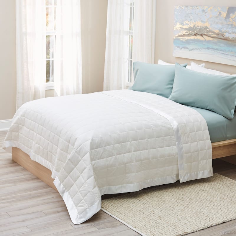 1221 Bedding Oversized Down Blanket - Full - White