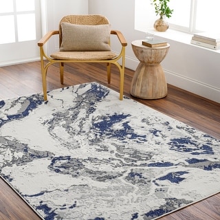 Livabliss Sunrise Ocean Abstract Area Rug