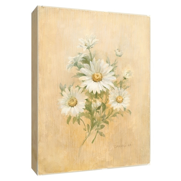 PTM Images 9-154602 PTM Canvas Collection 10" x 8" - "July Daisy" Giclee Daisies Art Print on Canvas