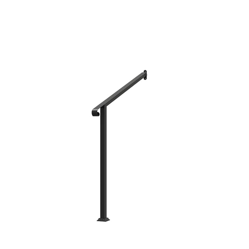 Duty Wrought Iron Outdoor Handrail Safety Rail for Steps, Porches