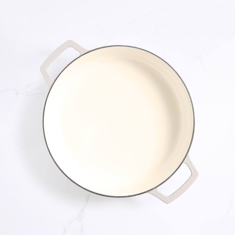 Martha by Martha Stewart 3.5 QT Enameled Cast Iron Braiser w/ Lid