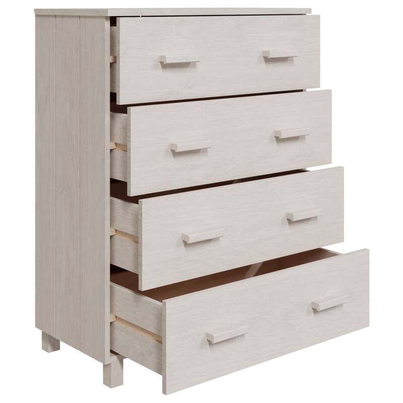 vidaXL Sideboard Buffet Console Cabinet for Kitchen HAMAR Solid Wood Pine - 31.1"x15.7"x40.7"