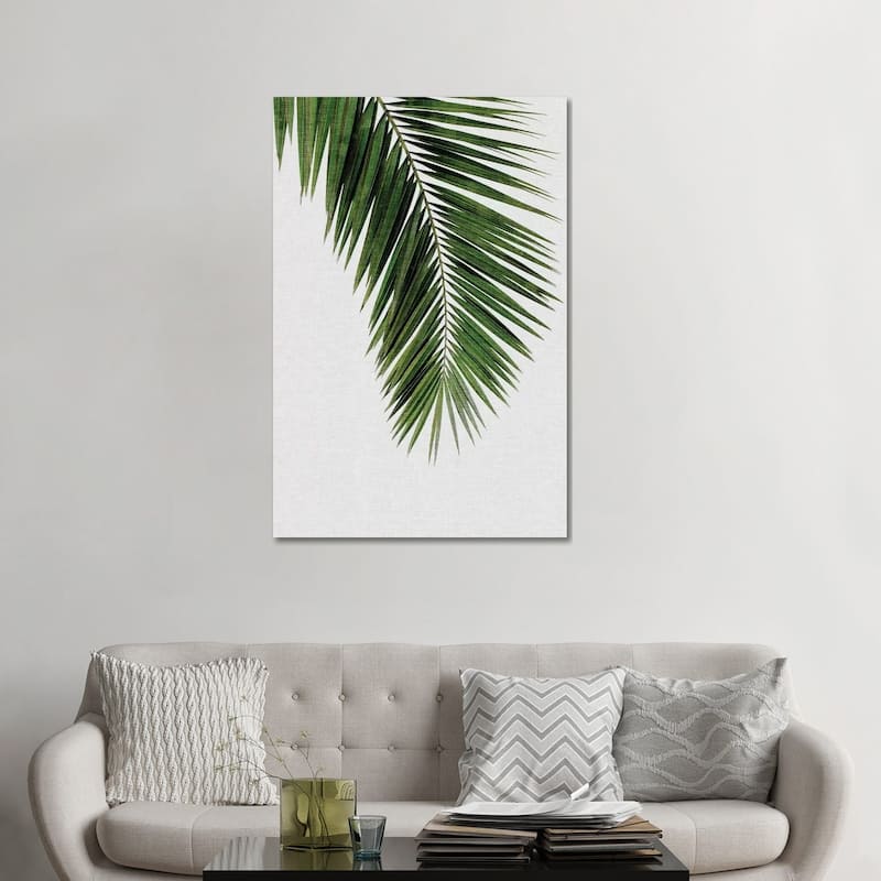 iCanvas "Palm Leaf I" by Orara Studio Canvas Print - 48x32x1.5