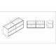 preview thumbnail 6 of 39, Selina 60" Wall Mounted Vanity with Double Sink