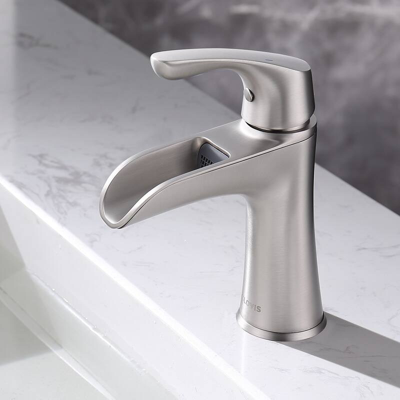 Waterfall Single Handle Single Hole Bathroom Faucet