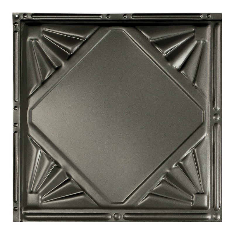 Great Lakes Tin Erie Lay-in Ceiling Tile - Argento - Sample