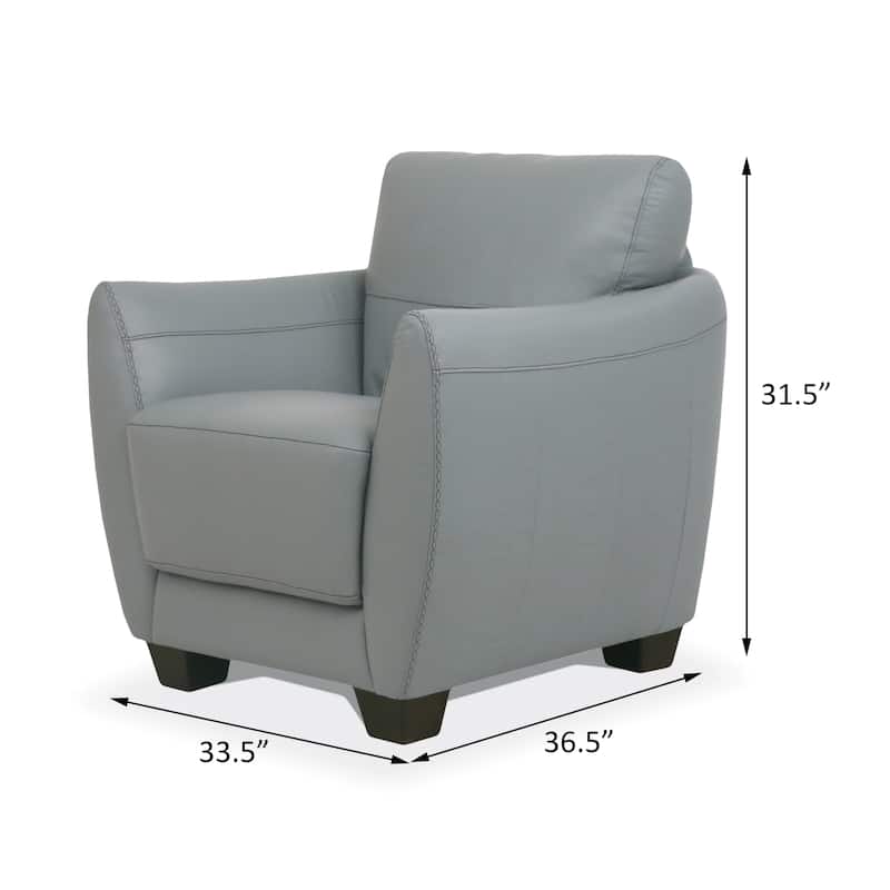 Francine Flared Armrest Accent Chair with Block Leg