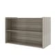 preview thumbnail 2 of 3, Tot Mate Laminate Toddler Double Sided Storage Shelf - 46" x 23 1/2" x 30 1/2" Assembled - Shadow Elm Gray