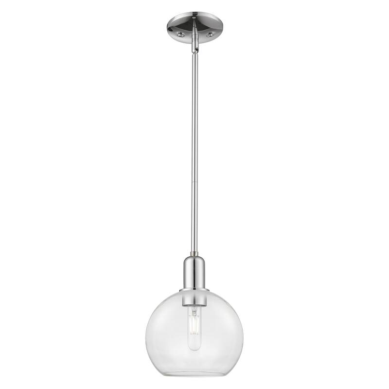 Innovations Lighting Endless Possibilities Arcadia - Athens - 1 Light 8" Stem Hung Mini Pendant - Clear/Polished Chrome