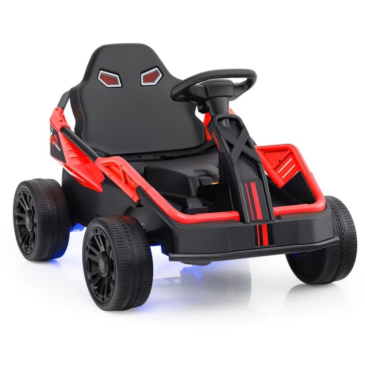 12V Ride on Car Electric UTV with Remote and Music for Big Kids - Red