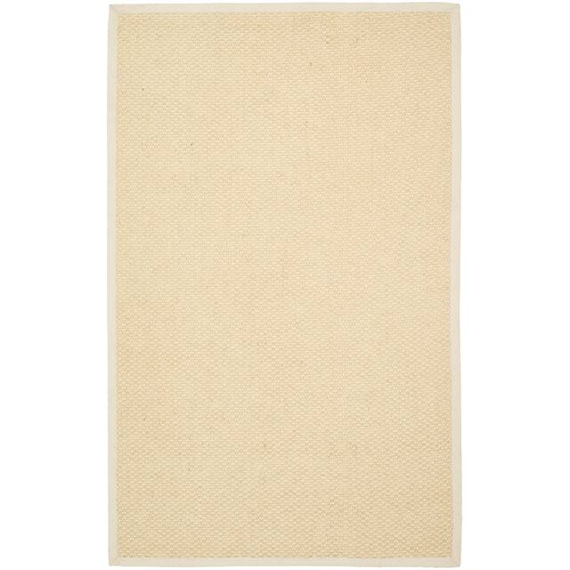 SAFAVIEH Giesela Natural Fiber Chunky Solid Color Sisal Area Rug