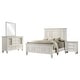 preview thumbnail 2 of 15, Sandy Beach Bedroom Set Cream White