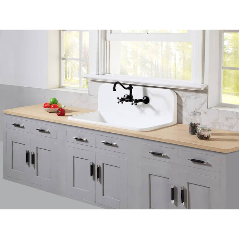Kingston Brass Arcticstone 36" Drop In Single Basin Kitchen Sink with