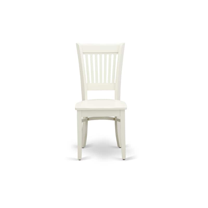 East West Furniture Vancouver Dining Room Chairs - Dining Chairs, Set of 2,(Finish & Seat Type Options)