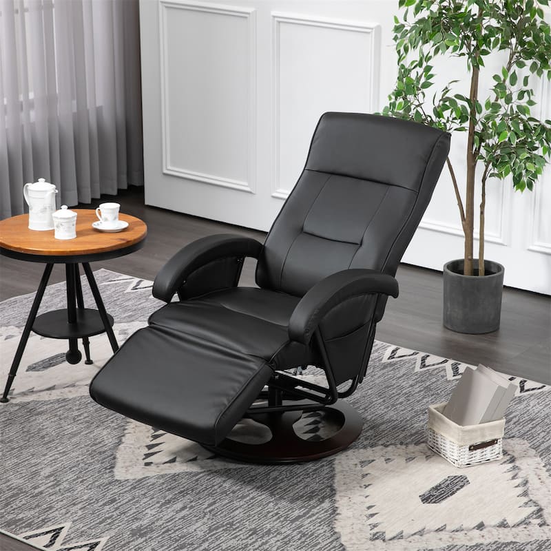 PU Recliner with Footrest
