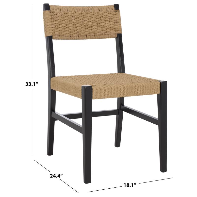 SAFAVIEH HOME Dutton Woven Dining Chair - 18"W x 24"D x 33"H
