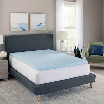 Bodipedic Comfort Gel-Infused Memory Foam Mattress Topper