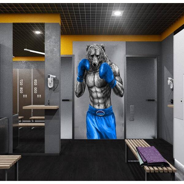 Boxing on Behance  Gym wall decal, Gym design interior, Gym design