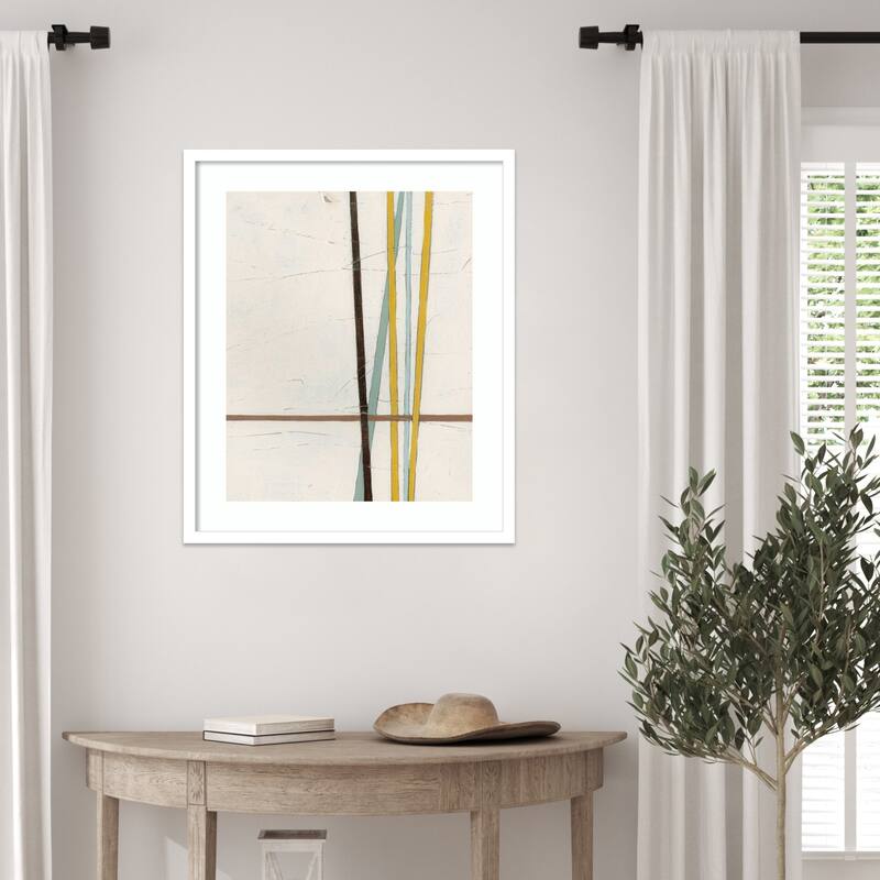 Tangle No. 2 by June Erica Vess Wood Framed Wall Art Print