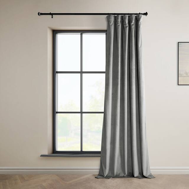 Exclusive Fabrics Heritage Plush Velvet Curtain (1 Panel)