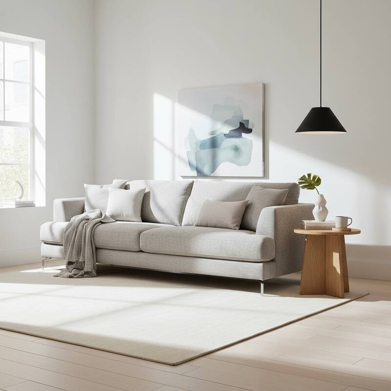 22 inch Integrated LED Pendant Light Diameter 5 Color Temperature Dimmable