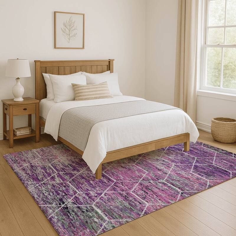 Premium Washable Super Soft Geo Abstract Mayfield Rug