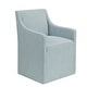 preview thumbnail 6 of 10, Skirted Dining Arm Chair with Casters