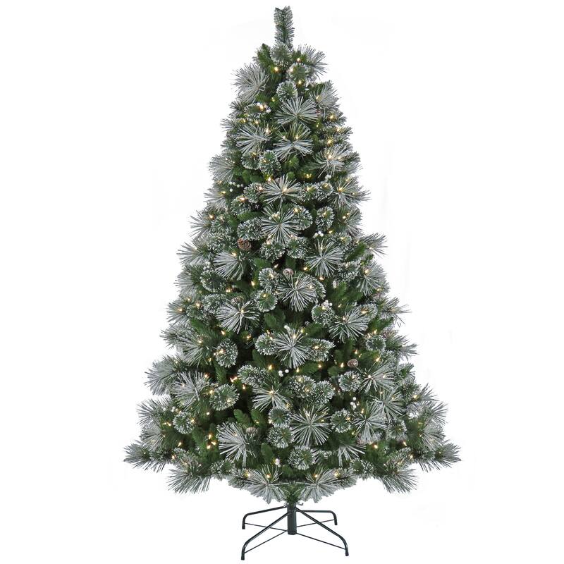 National Tree Company 7.5 ft. Pre-Lit Bryson Pine Tree with LED Lights - 7.5 Foot