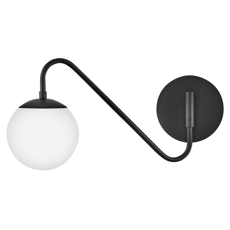 Lark 83480 Dottie 9" Tall Hardwired or Plug-In Wall Sconce with Etched