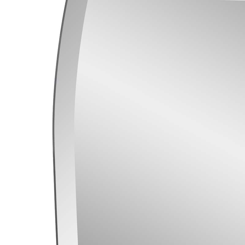 Allan Andrews Frameless Beveled Arched Accent Wall Mirror