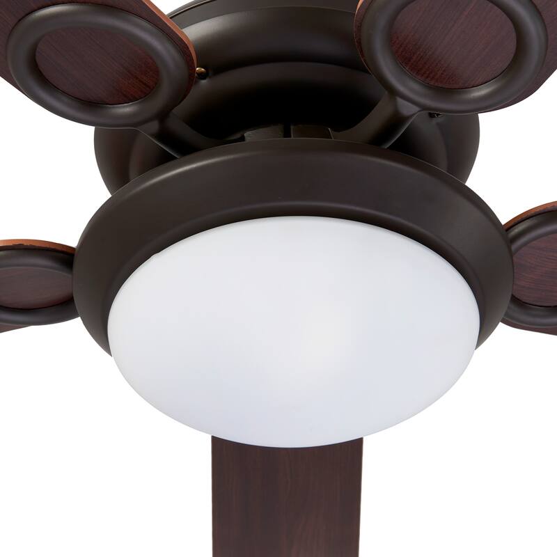 CO-Z 52" 5-Blade Reversible Ceiling Fan with LED Light and Remote