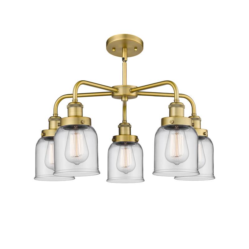 Innovations Lighting Bell - 5 Light 23" Stem Hung Chandelier