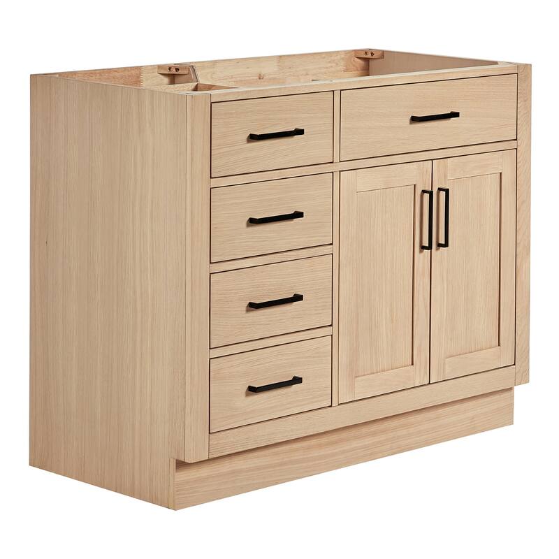 Ariel T042S-R-BC Hepburn 42" Single Free Standing Vanity Cabinet Only