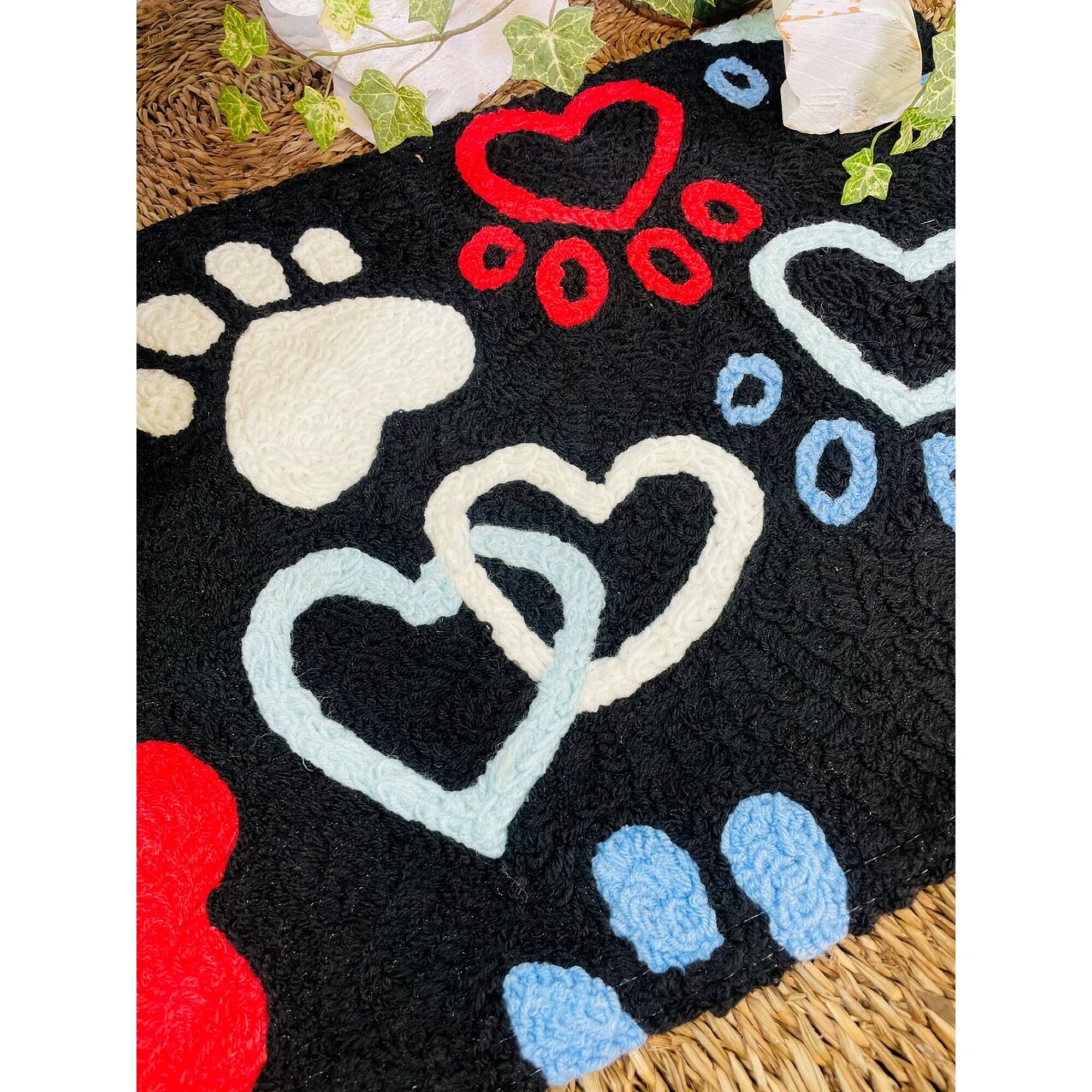 Jellybean Rug I Luv Paws N/A On Sale Bed Bath & Beyond 35738278
