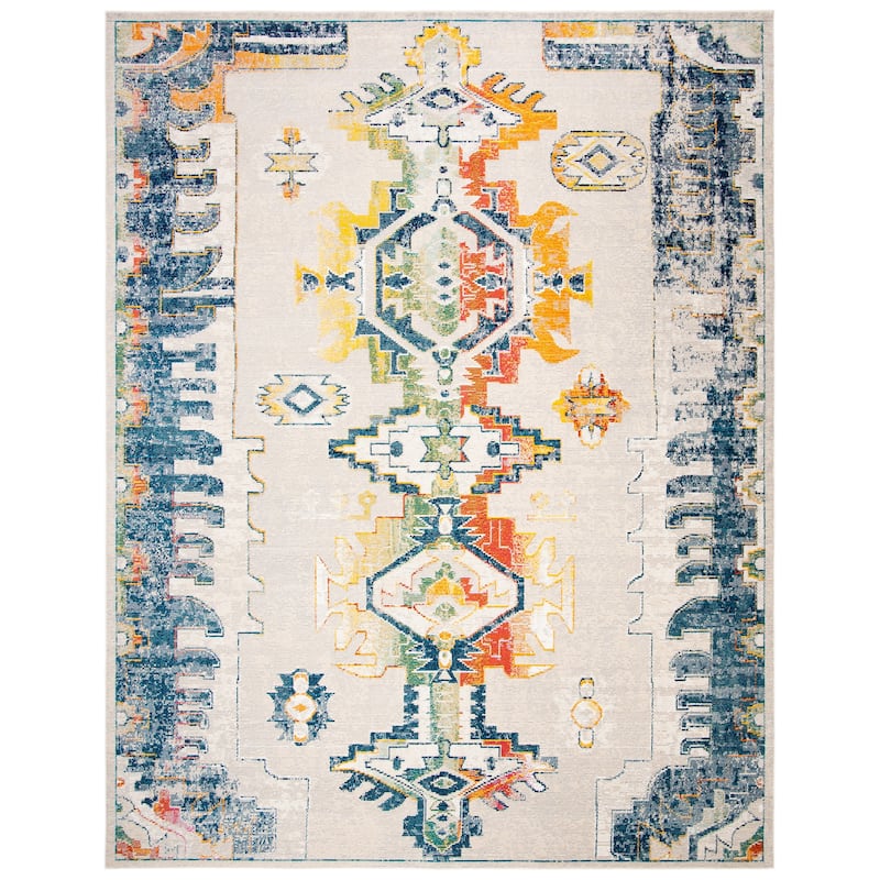 SAFAVIEH Crystal Zahariea Boho Distressed Rug