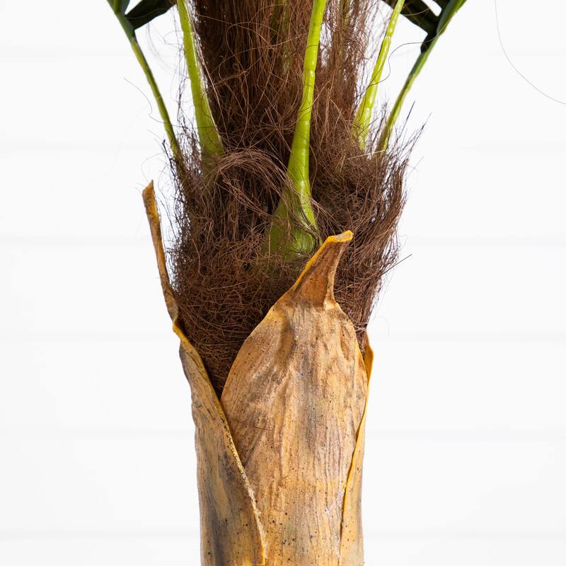 Coconut Palm Artificial Potted Tree - 5'