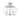 Bellevue Celia 3 Light 16" Wide Semi-Flush Ceiling Fixture