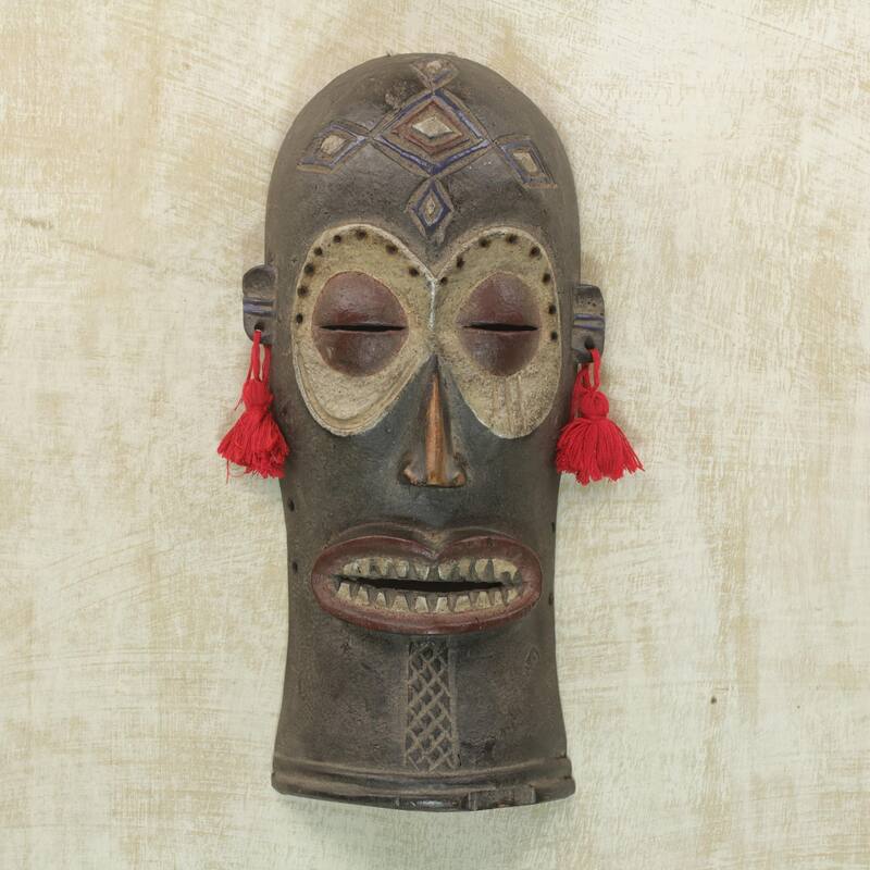 Novica Handmade Chihongo African Wood Mask