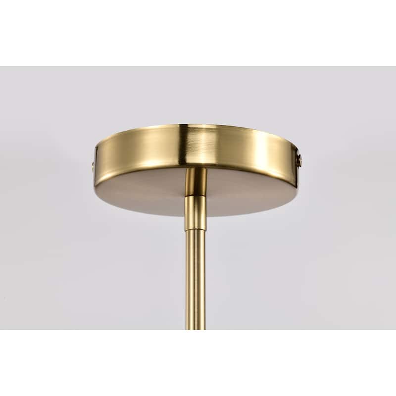 Mariet 25 Inch Modern Geometric Chandelier 5 Light - N/A