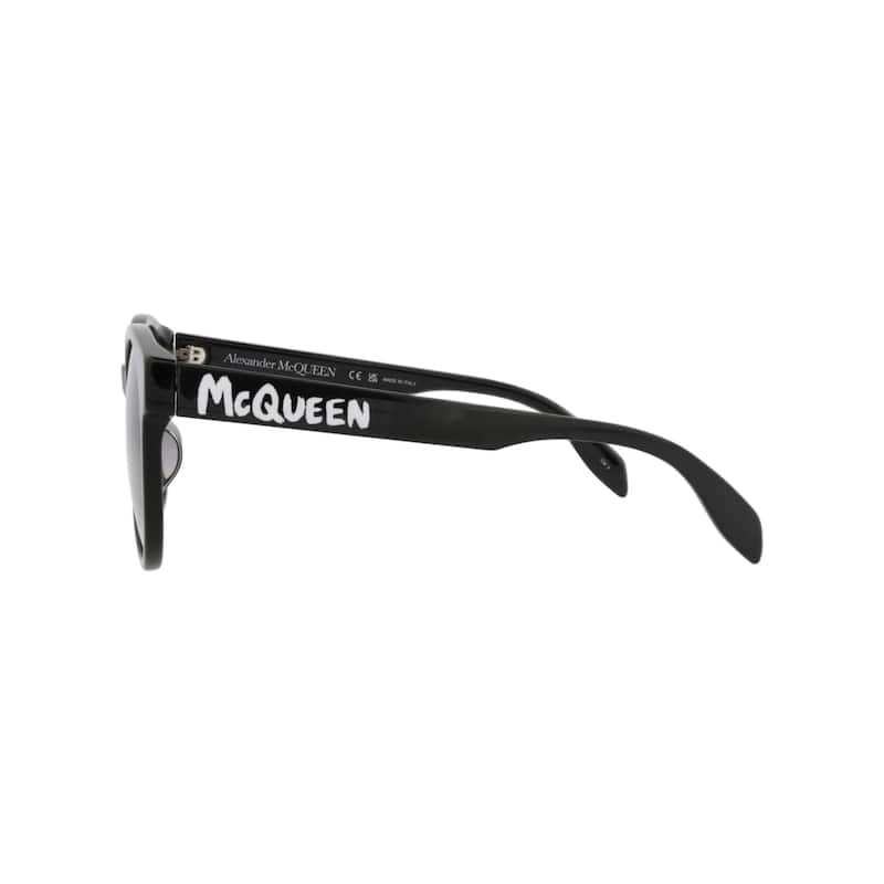 Alexander McQueen Round-Frame Acetate Sunglasses
