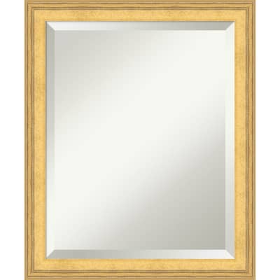 Owen Gold Beveled Wood Framed Wall Mirror - Owen Gold