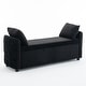 preview thumbnail 42 of 48, Storage Bench for Bedroom, 60" End of Bed Bench for King Size Bed Modern Upholstered Long Bench with Tufted Arm