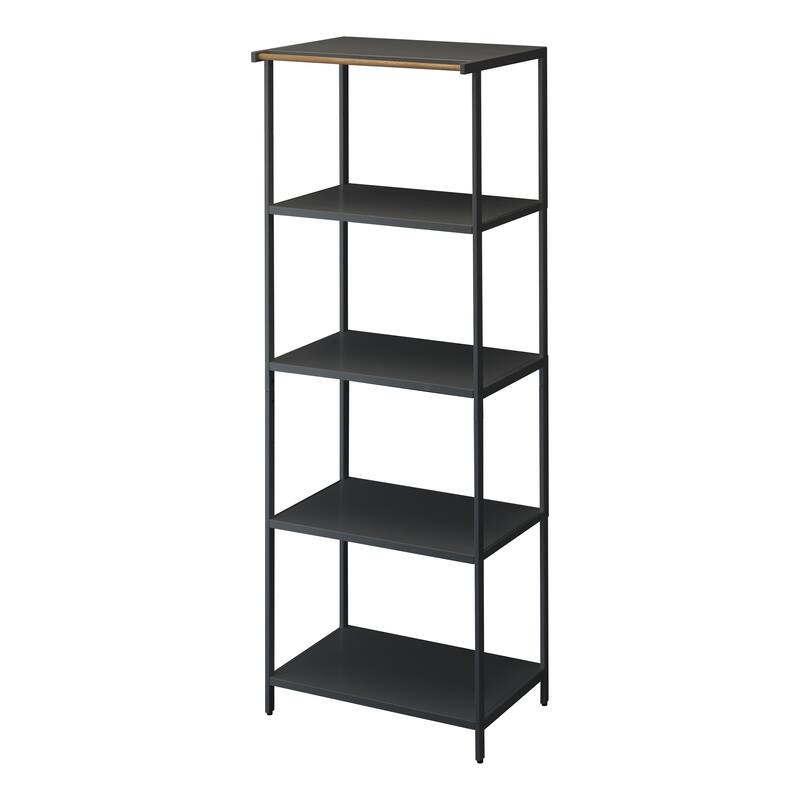 Yamazaki Home Storage Rack - Three Sizes, Steel, 67-Inch, Holds 64.9 lbs, Adjustable - L 18.31 x W 23.62 x H 66.93 inches