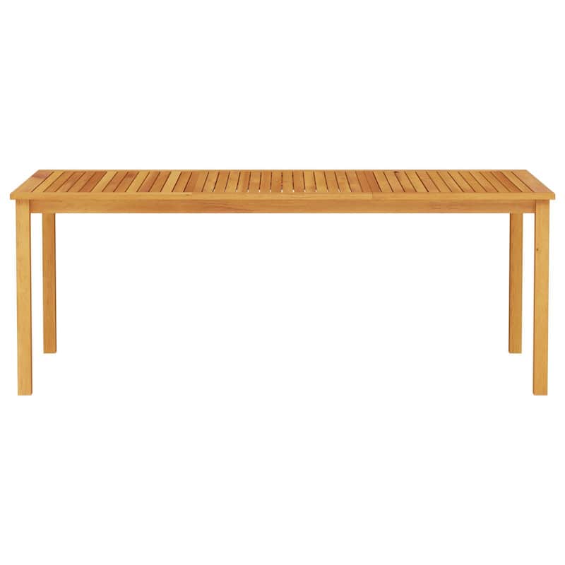 vidaXL 9 Piece Garden Dining Set Solid Acacia Wood Foldable - 22.4" x 27.2" x 43.7"